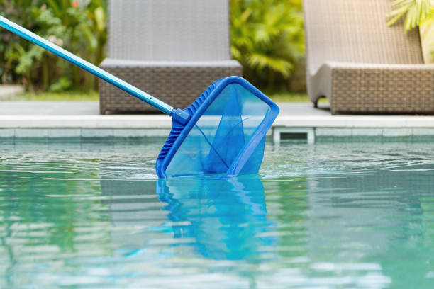 Our weekly pool cleaning service